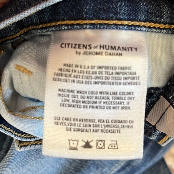 Citizens of Humanity Phoebe Slim Straight Crop Jeans Size 25 - Picture 7 of 10